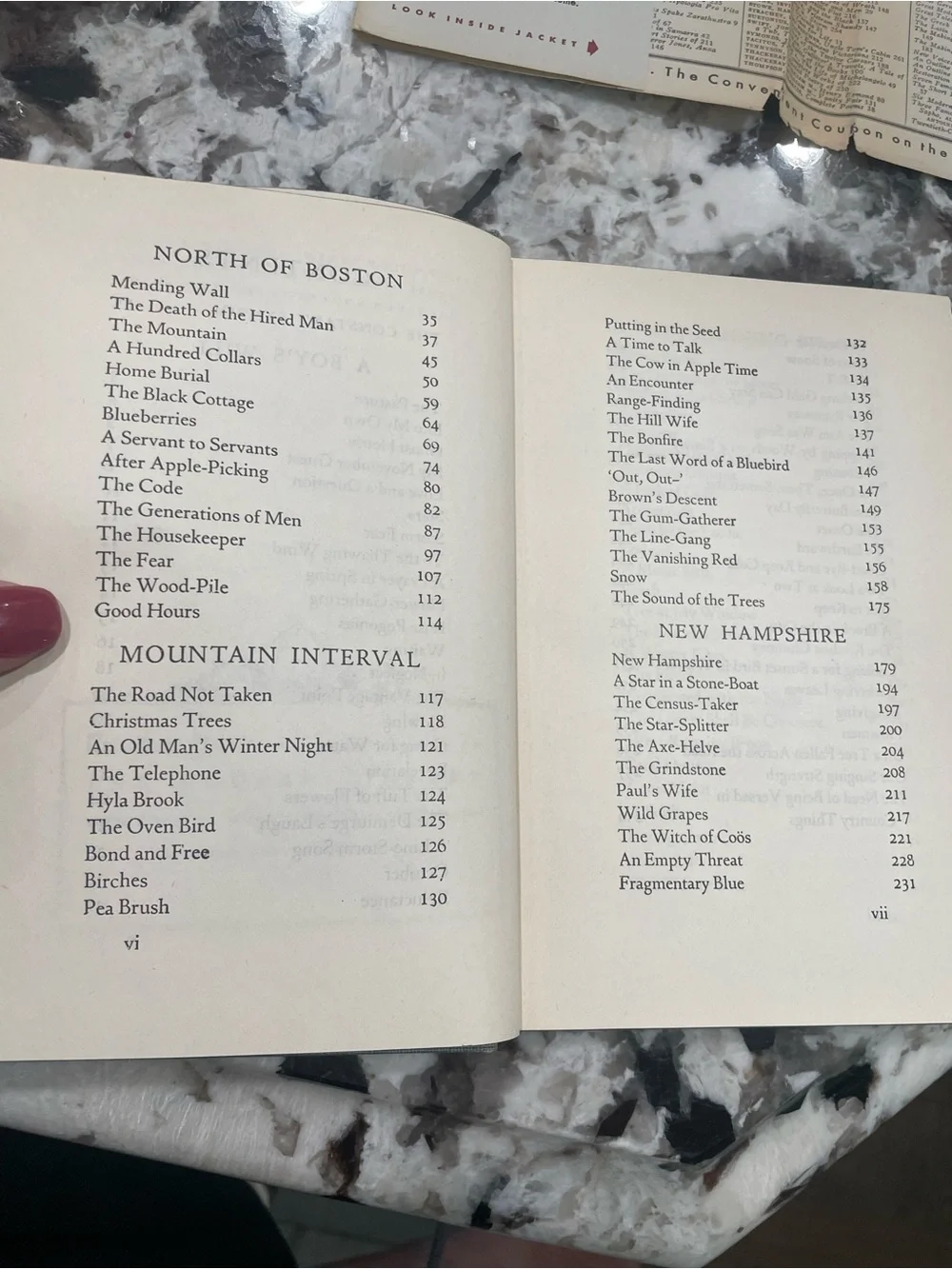 1946 The Poems of Robert Frost — Vintage Hardcover